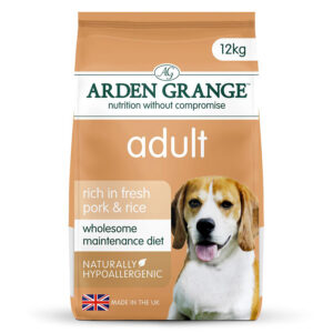 Arden Grange Adult Dry Dog Food Pork & Rice 12kg
